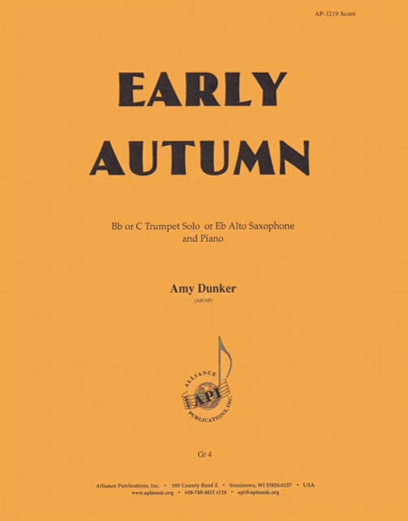 Early Autumn - Tenor Sax W Pno